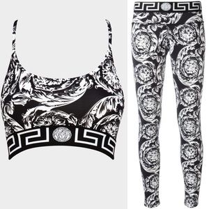 Ice Baroque VERSACE Sportsbra & Leggings Set
